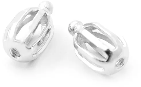 Beneto Esclusiva chiusura in argento (a palloncino/a vite) per orecchini Beneto - 1 paio donna