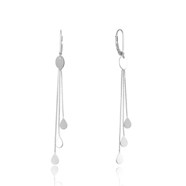 Beneto Orecchini lunghi in argento firmati AGUC2702 donna