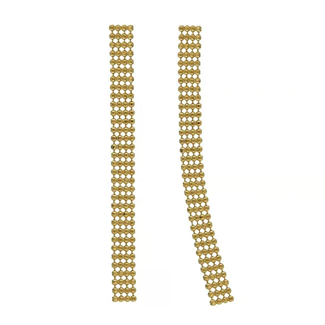 Victoria Cruz Orecchini lunghi placcati oro Empire A4925-DT donna