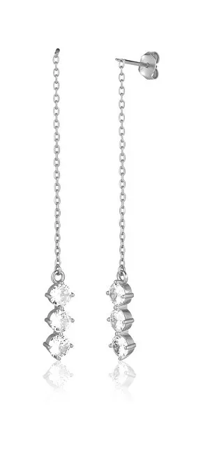 JVD Orecchini unici in argento con zirconi SVLE1989XH2BI00 donna