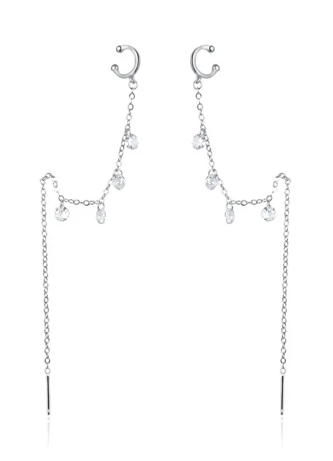 Agato Orecchini lunghi con zirconi AGT-E024VW-EC donna