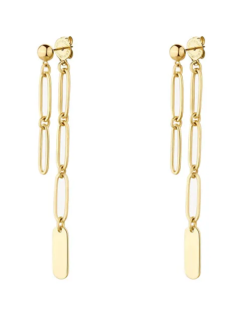Brosway Orecchini lunghi placcati oro 2 in 1 Essential BNL100 donna