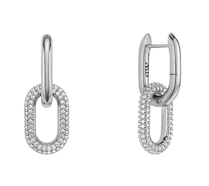 Daniel Wellington Eleganti orecchini 2 in 1 Crystal Link DW00400612 donna