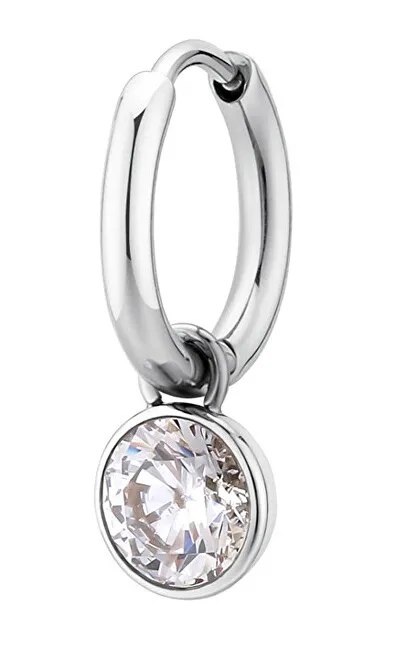 Brosway Orecchino singolo in acciaio con zircone 2in1 Chakra BHKE125 donna