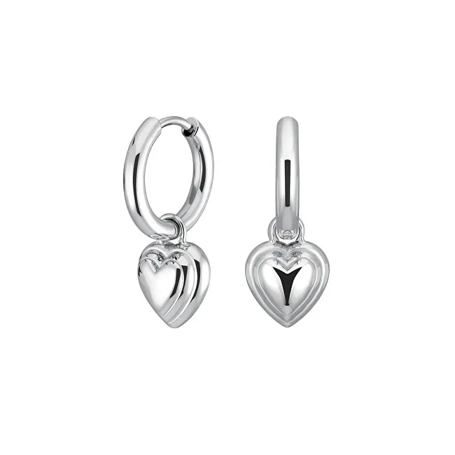 Rosefield Orecchini in acciaio con cuori 2in1 JEHPS-J986 donna
