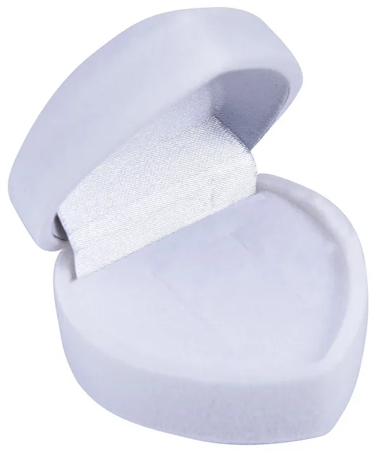 JK Box Scatola regalo bianca per orecchini a cuore F-75 / NA / A1 donna