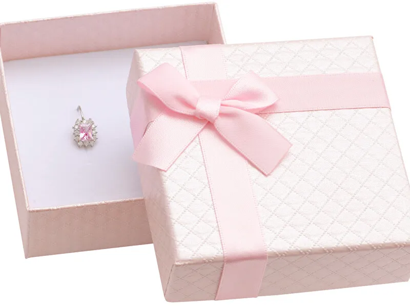 JK Box Scatola regalo rosa per gioielli AT-5 / A5 donna
