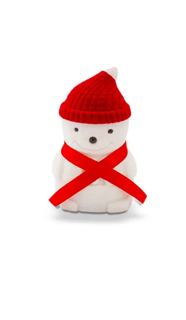 Beneto Exclusive Scatola regalo in pelle scamosciata Pupazzo di neve KDET26 donna