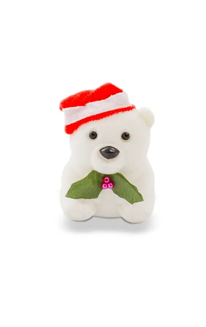 Beneto Exclusive Scatola regalo in pelle scamosciata con orsacchiotto di Natale KDET22 donna