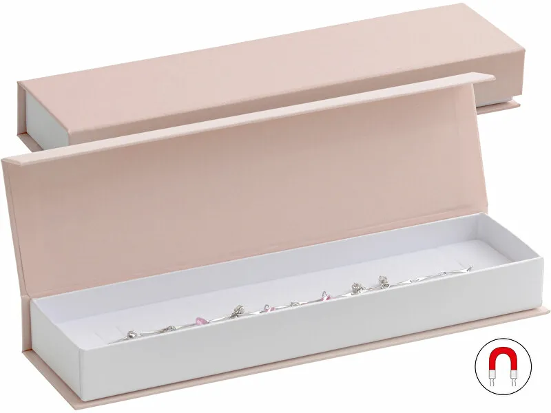 JK Box Scatola regalo rosa cipria per bracciale VG-9 / A5 / A1 donna