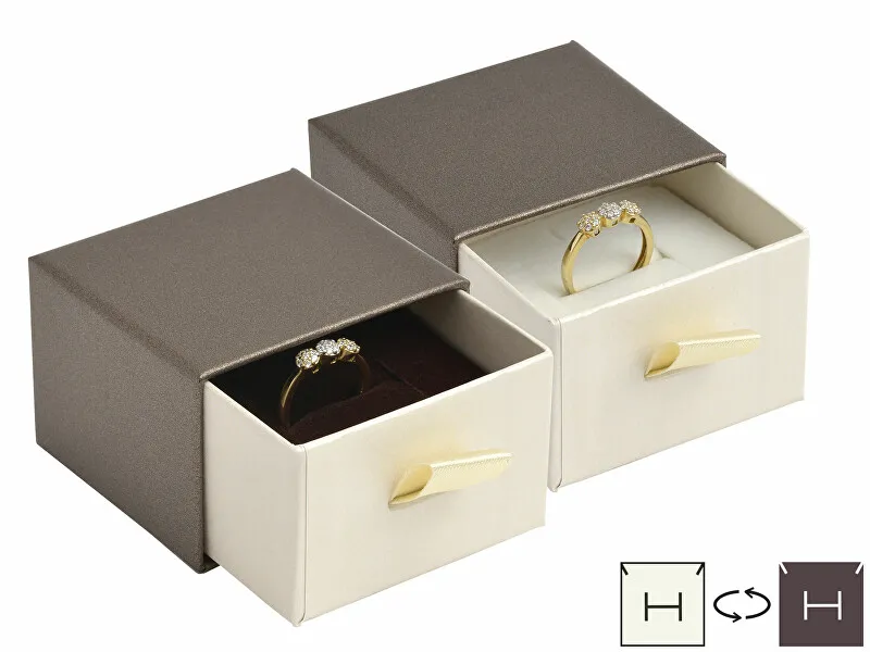 JK Box Scatola regalo moderna per anello DE-3 / A21 / A20 donna
