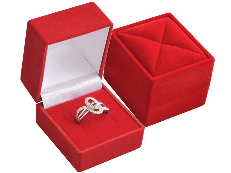 JK Box Scatola regalo in velluto per anello RE-02 / A7 donna