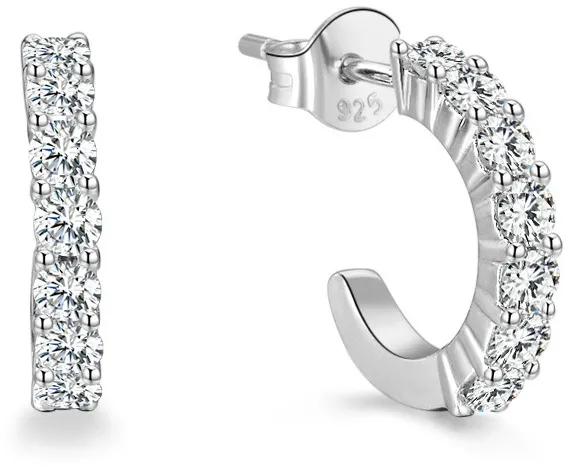 Beneto Orecchini rotondi in argento AGUP1169 donna
