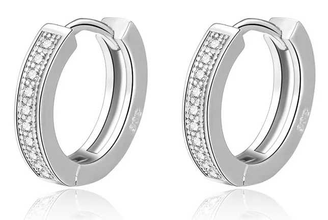 Beneto Eleganti orecchini rotondi in argento AGUC2237 donna