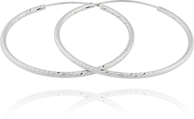 JVD Orecchini in argento ad anello SVLE0215XD500 - Diametro: 4 cm donna