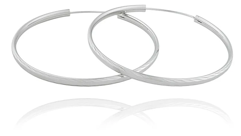 JVD Orecchini in argento a cerchio SVLE0217XD500 - Diametro: 3 cm donna