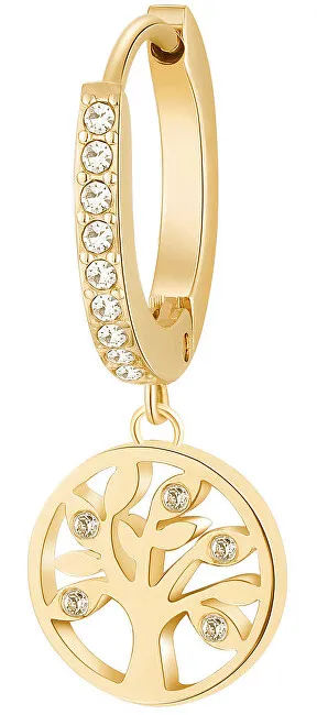 Brosway Orecchini singoli placcati in oro Albero della Vita Chakra BHKE005 donna