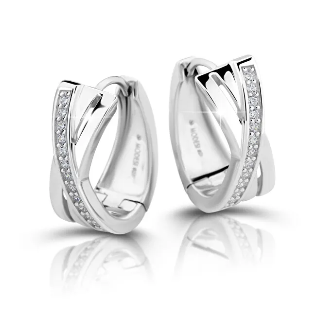 Modesi Eleganti orecchini rotondi in argento M23079 donna