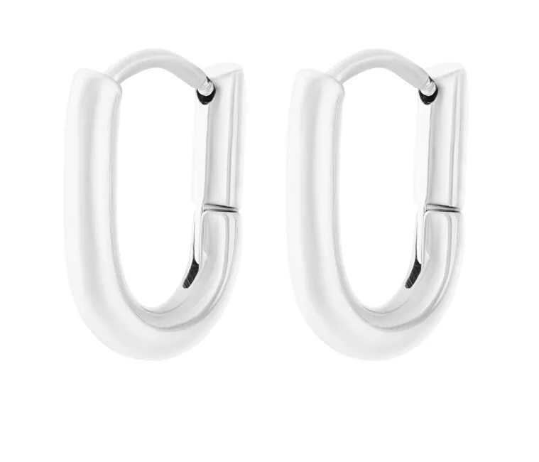 Rosefield Orecchini ad anello di lusso in acciaio TOCCOMBO JTHCS-J423 - Dimensioni: 2.5 x 1.6 cm donna
