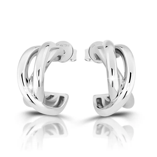 Modesi Eleganti orecchini a cerchio in argento M23094 donna
