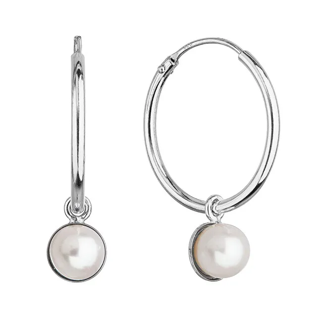 Evolution Group Eleganti anelli in argento con perle di fiume 21065.1 donna