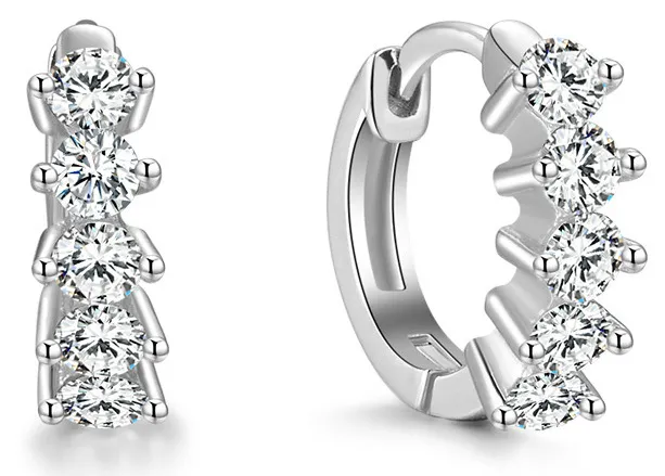 Beneto Orecchini rotondi in argento AGUC2235 donna