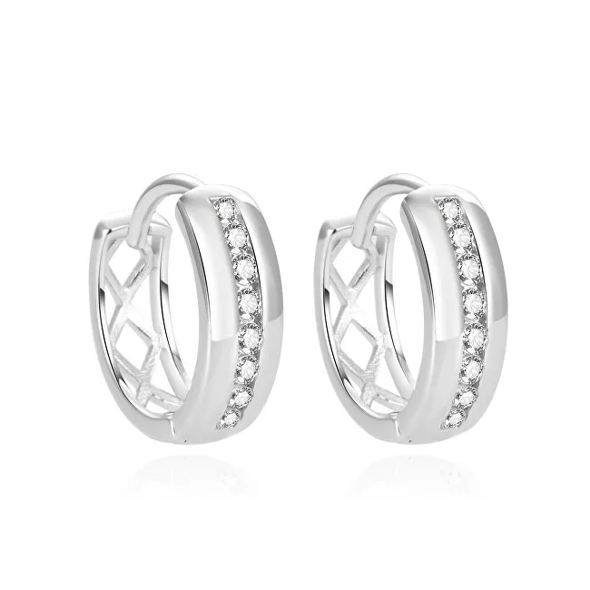 Beneto Orecchini in argento scintillanti con zirconi AGUC1471 donna