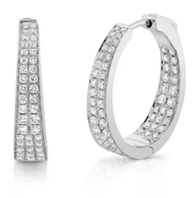 JVD Orecchini rotondi alla moda con zirconi SVLE0901XH2BI00 donna