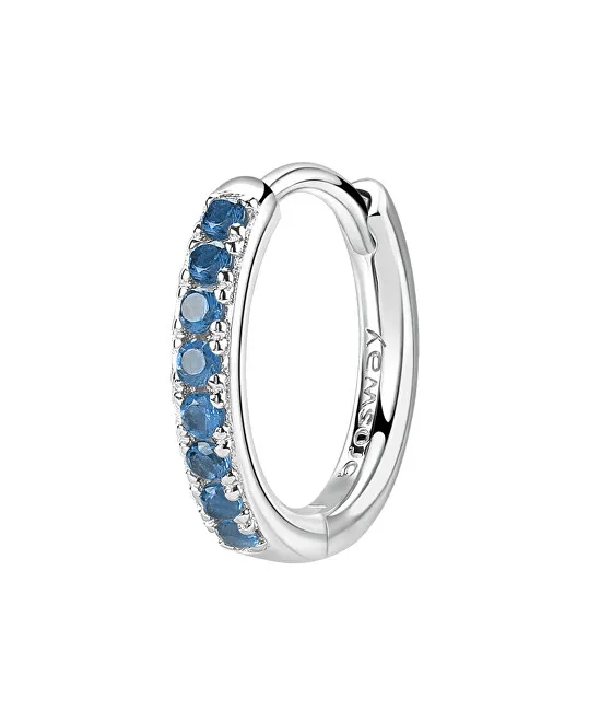 Brosway Eleganti orecchini singoli rotondi Fancy Freedom Blue FFB81 donna