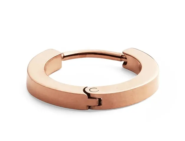 Daniel Wellington Orecchino singolo minimalista in acciaio placcato oro DW00400862 donna