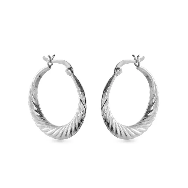 AGAIN Gioielli Eleganti orecchini a cerchio in argento AJNS0062 donna