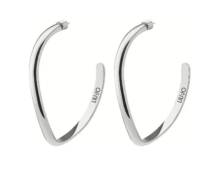 Liu Jo Orecchini a cerchio in acciaio moda Essential LJ2704 donna