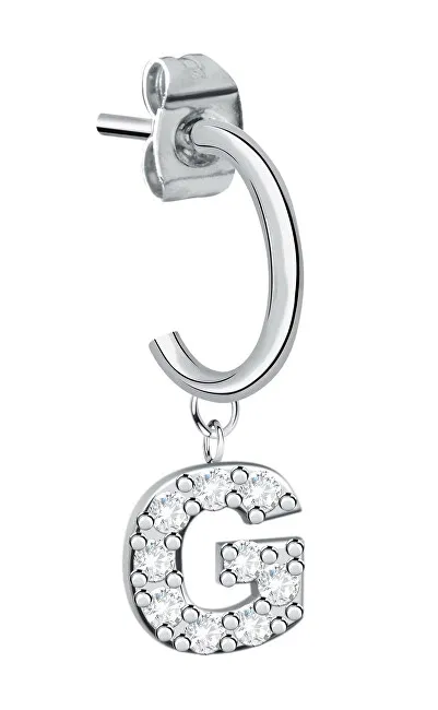 La Petite Story Orecchino singolo in acciaio "G" LPS02AQM68 donna