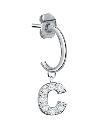 La Petite Story Orecchino singolo in acciaio "C" LPS02AQM71 donna