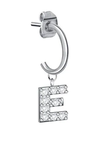 La Petite Story Orecchino singolo in acciaio "E" LPS02AQM73 donna