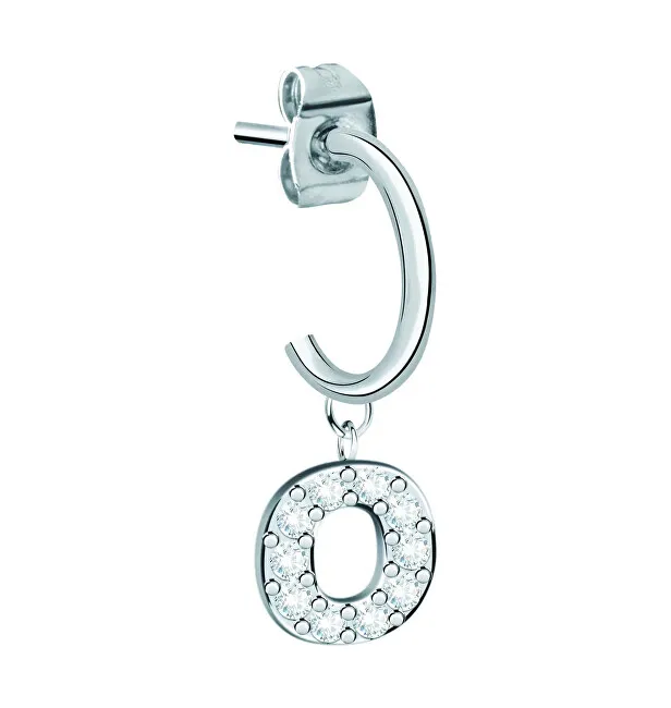 La Petite Story Orecchino singolo in acciaio "O" LPS02AQM84 donna