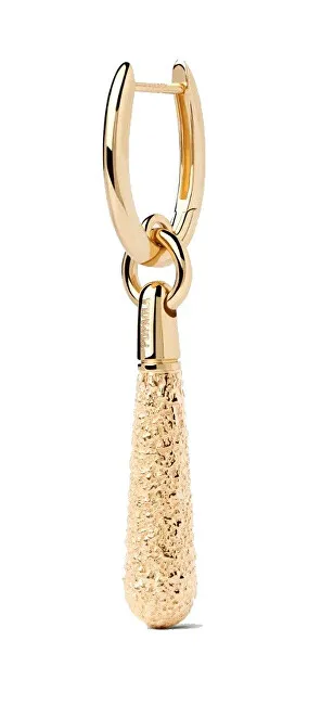 PDPAOLA Popcorn Grande Jupiter Essentials Orecchino singolo placcato oro PG01-338-U donna