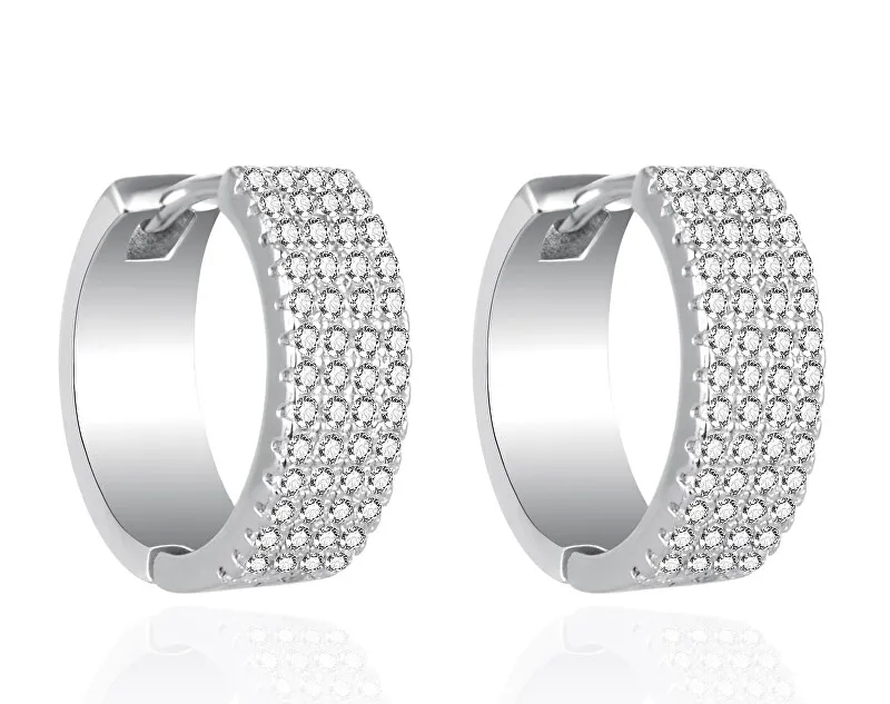 Agato Anelli in argento senza tempo con zirconi trasparenti AGT-E033KW donna