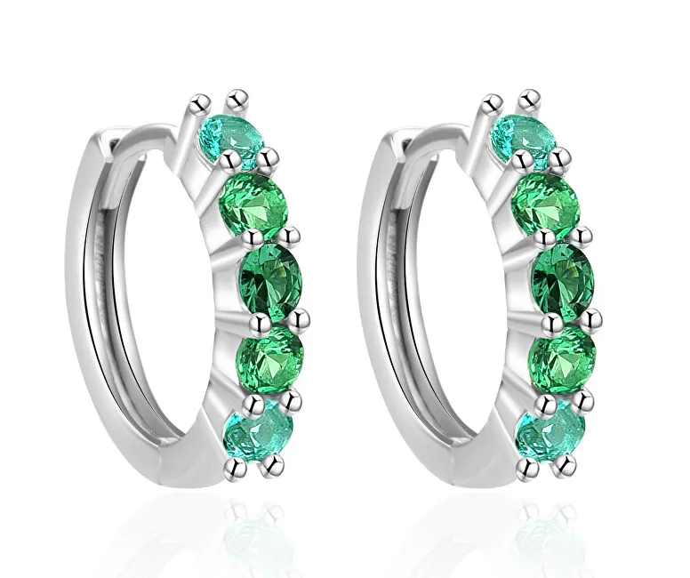 Agato Orecchini a cerchio in argento lucido AGT-E131KGR donna