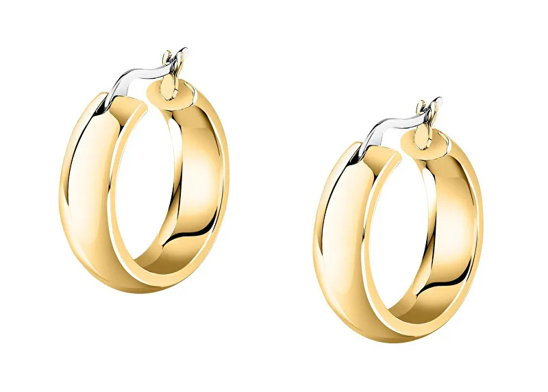 Morellato Eleganti orecchini a cerchio placcati in oro Creolo SAUP33 donna