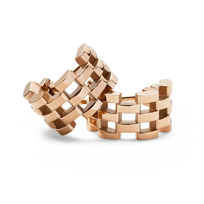 Daniel Wellington Eleganti orecchini in bronzo e 5 maglie DW00400960 donna