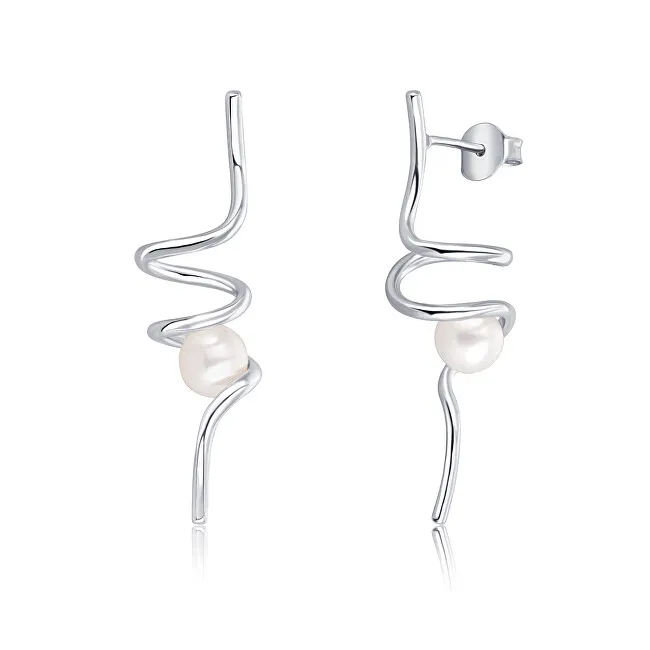 JwL Luxury Pearls Orecchini lunghi in argento con perle JL0620 donna