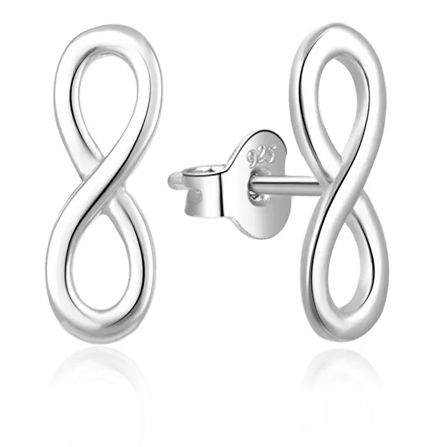 MOISS Eleganti orecchini Infinity in argento E0002325 donna