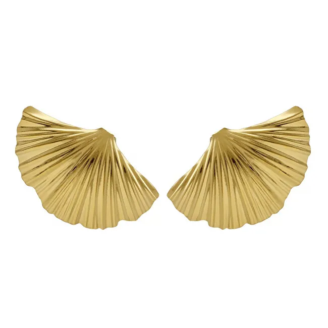 Victoria Cruz Deliziosi orecchini placcati oro Shell Tokyo A4779-DT donna