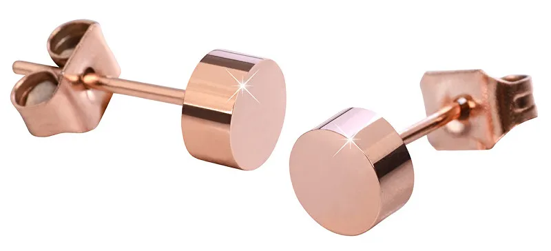 Troli Orecchini in acciaio placcato oro rosa modello KE-005 donna