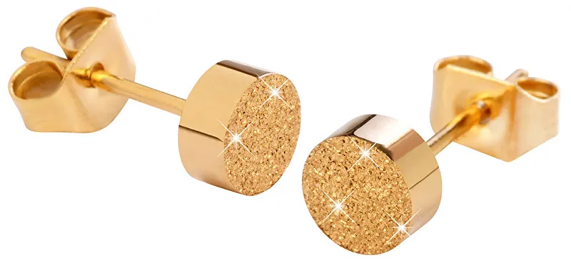 Troli Gli orecchini in oro scintillanti colpsicono KE-004 donna