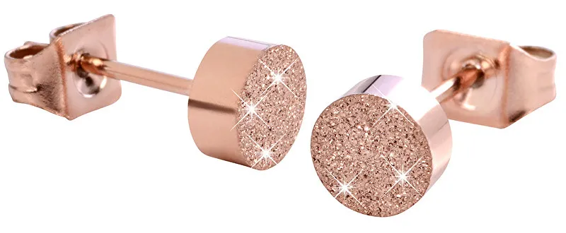 Troli Gli orecchini in bronzo scintillanti colpsicono KE-004 donna