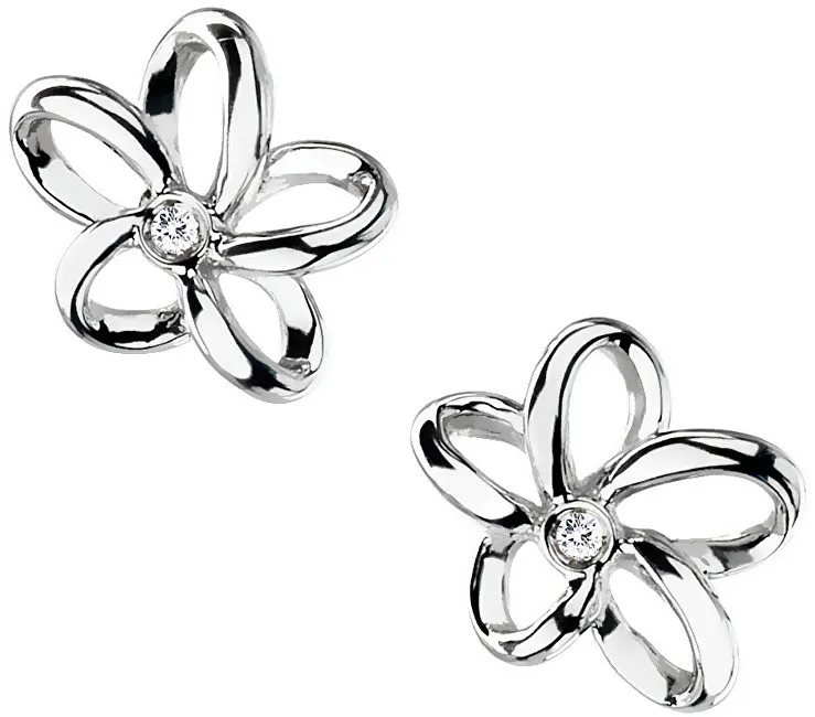 Hot Diamonds Orecchini Paradise a petalo aperto DE248 donna