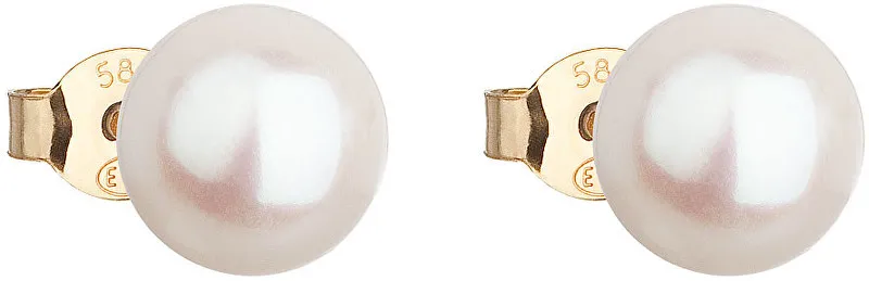 Evolution Group Orecchini in oro con perle vere Pavona 921042.1 donna