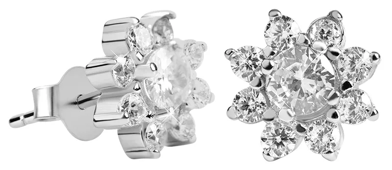 Beneto Orecchini in argento fiori AGUP1170 donna